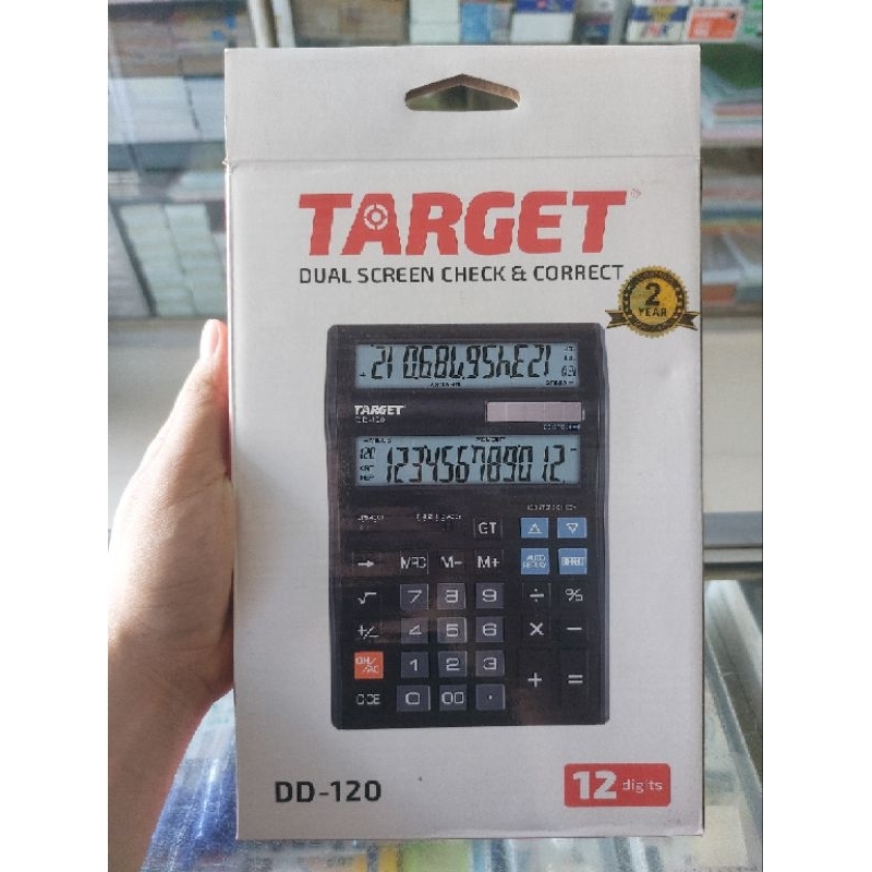 

Kalkulator / Calculator Check & Correct Dual Screen Target DD-120