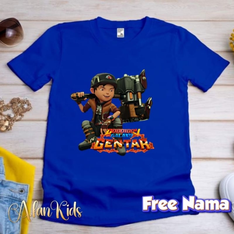 baju boboiboy gentar kaos anak