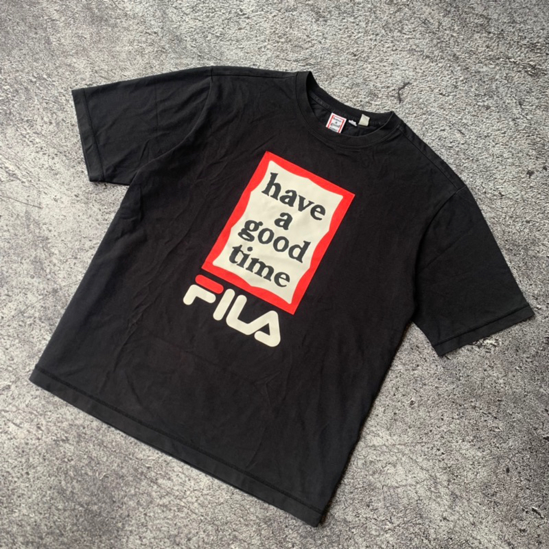 hagt x fila tshirt black