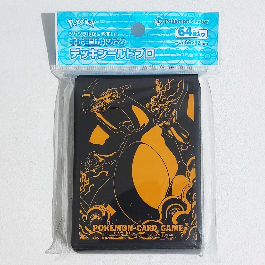 Pokemon Center Card Sleeve TCG - Dark Charizard Deck Shield Plastik Pelindung Kartu Official
