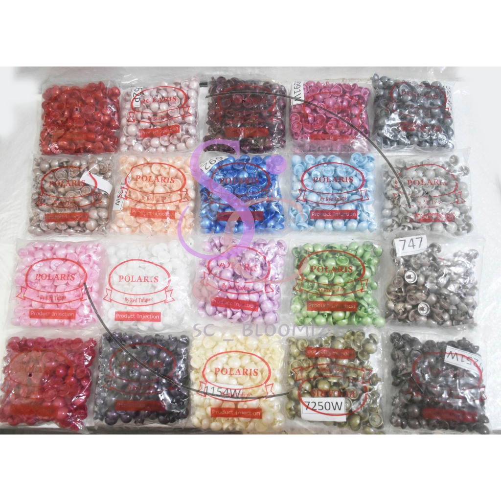 Kancing Jamur / Kancing Kebaya Doff 13mm / 20L Polaris By Red Tulip 1gross