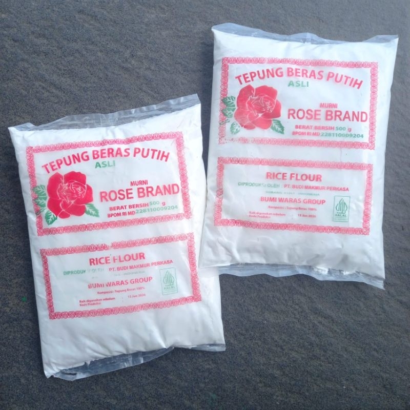 

Tepung Beras Putih Rose Brand 500gr ( Pak ) [ Original ]