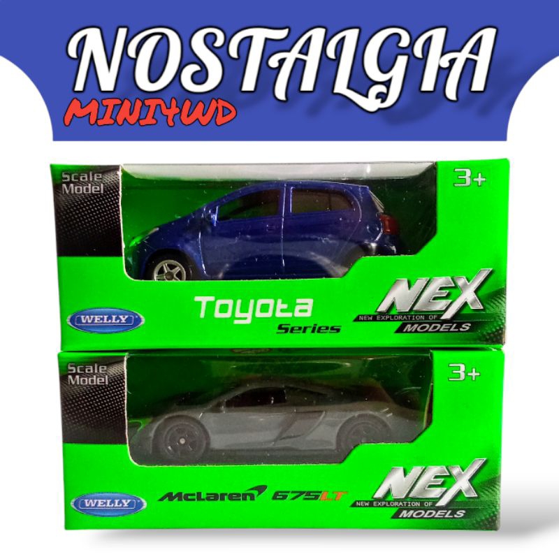Diecast Welly NEX skala 1:60 | Mainan mobil anak-anak