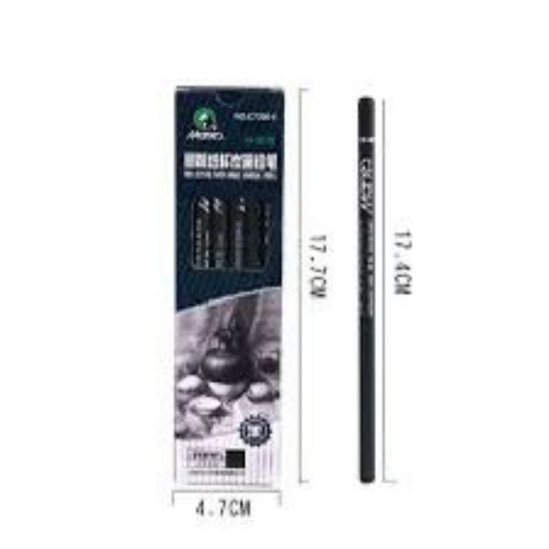 

MARIES PAPER HANDLE CHARCOAL PENCIL C7350-8 (EXTRA SOFT) PENSIL ARANG HALUS SKETSA SHADING