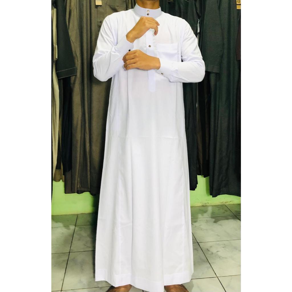 GAMIS JUBAH PRIA DEWASA GAMIS SULTAN MOTIF EMBOS JUBAH SLIMFIT
