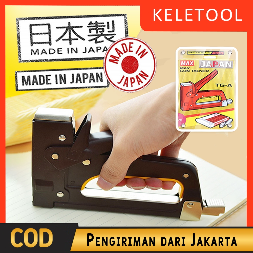 

stapler tembak gun tacker tg-a max TG-A Stapler Tembak Gun Tacker Max Original Guntacker alat Stapler tembak