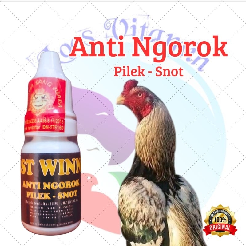 Obat Ayam Ngorok & Pilek Best Winner Obat Anti Ngorok Pilek Snot isi 15 mil