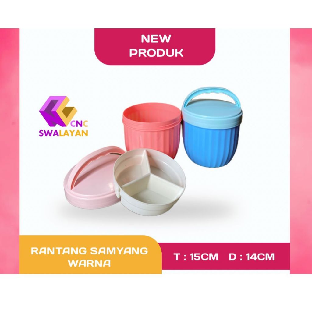 RANTANG SAMYANG WARNA/RANTANG MAKANAN/RANTANG PENYIMPANAN MAKANAN/RANTANG SAYUR