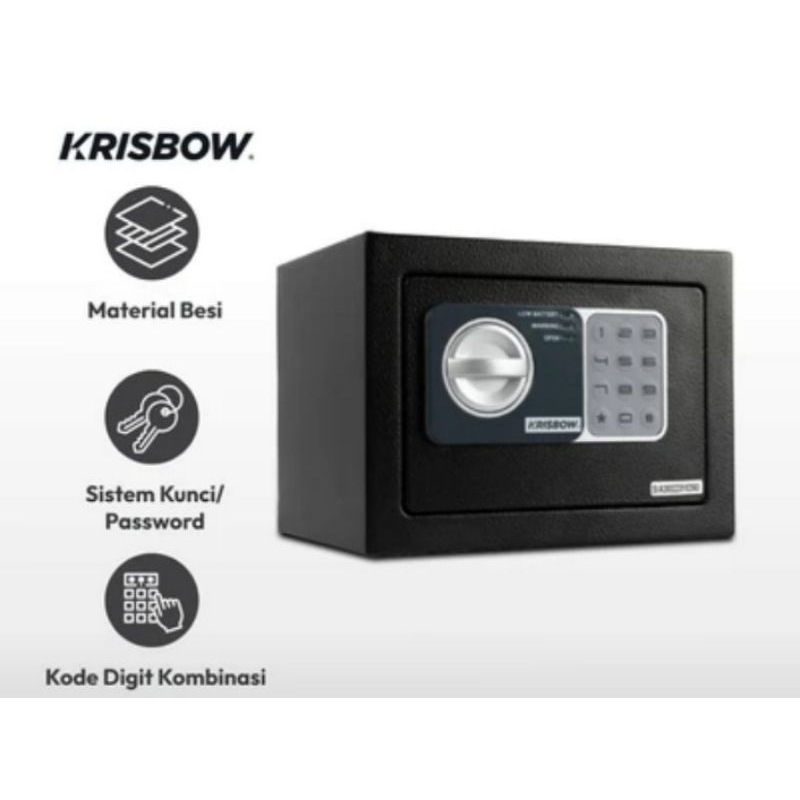 Krisbow Brankas Besi 17nef 1/3mm 10493737 - 23x17x17 (kecil)
