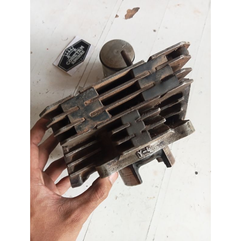SILINDER BLOK / BLOCK CYLINDER / BURING RXS RX SPESIAL YAMAHA YT 4X8 SERI Y4 OS 200 NO OB NO PORTING