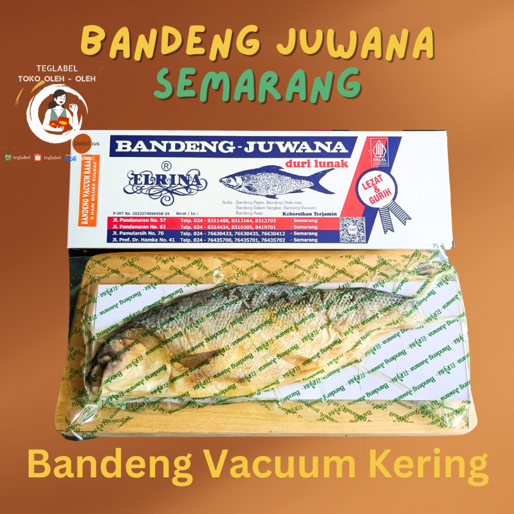 Bandeng Presto Juwana Duri Lunak Bandeng Juwana Erlina Vacuum Kering Semarang