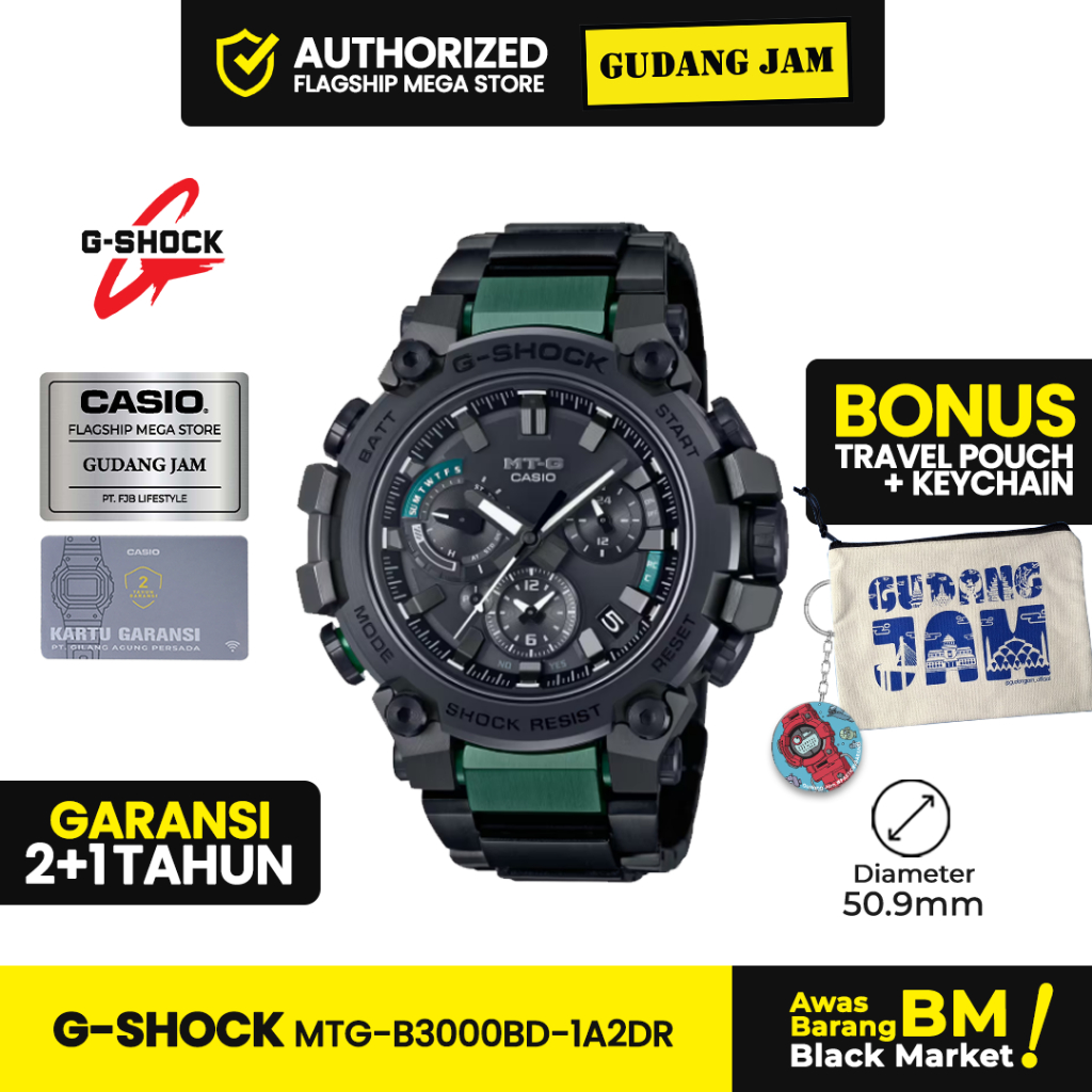 Jam Tangan G-Shock MTG-B3000BD-1A2DR MTG-B3000BD MTG-B3000 MTGB3000BD