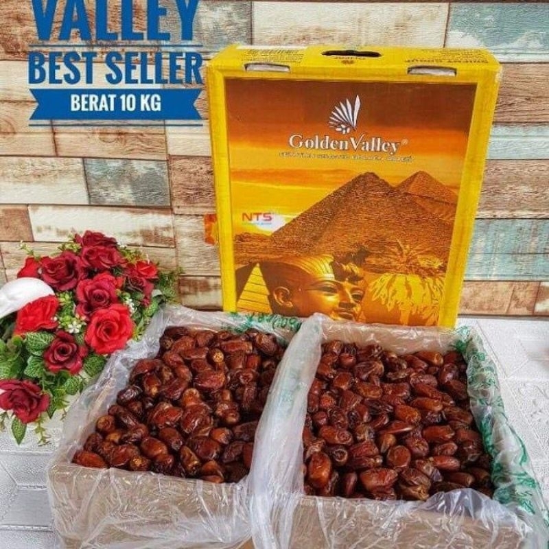 

PROMO KURMA GOLDEN VALEEY KEMASAN 10 KG HARGA TERMURAH BEST SELLER EXPIRED MASIH LAMA