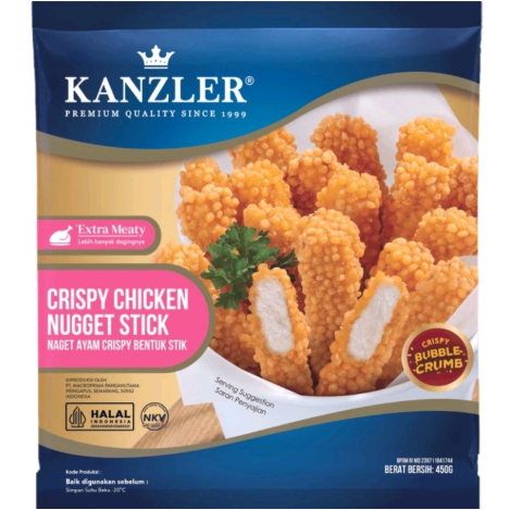 

KANZLER CRISPY CHICKEN NUGGET STICK 450GR, GARING CRISPY, KHUSUS OJOL INSTANT SAMEDAY