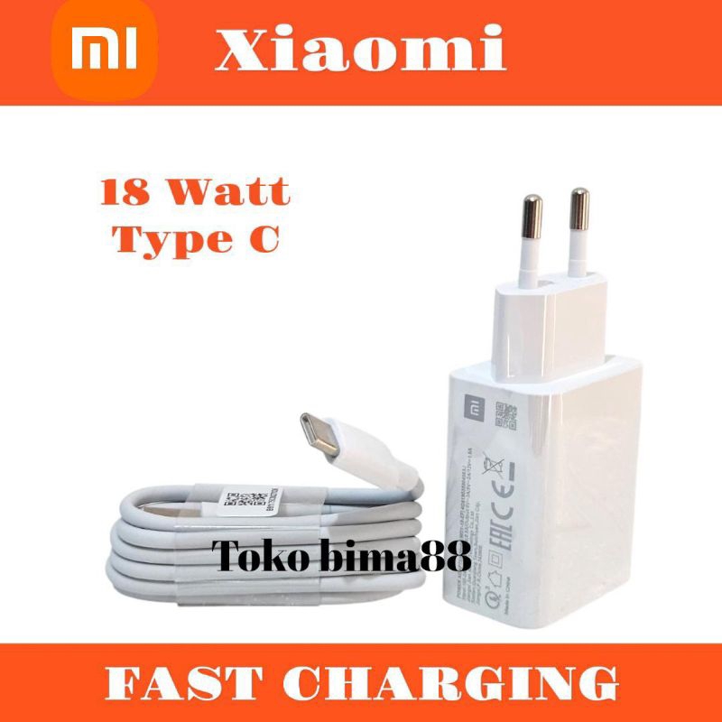 Charger Casan Cas Redmi 10 10C 13C A3 Original Fast Charging Type C