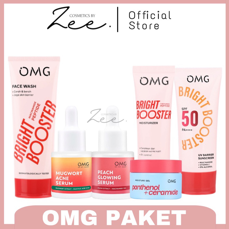 OMG Oh My Glow | Paket Skincare Lengkap OMG | Paket Lengkap OMG