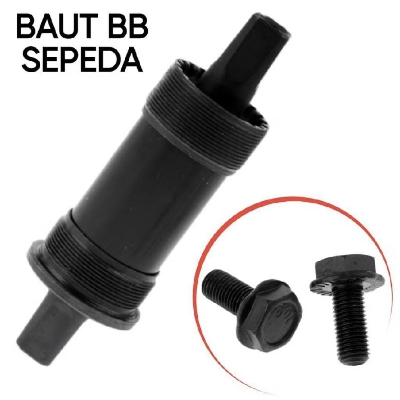 Baut BB Sepeda Baut Penutup Crank Bottom Bracket BB Sepeda MTB Lipat Fixie RB Balap Mini MiniTrack M