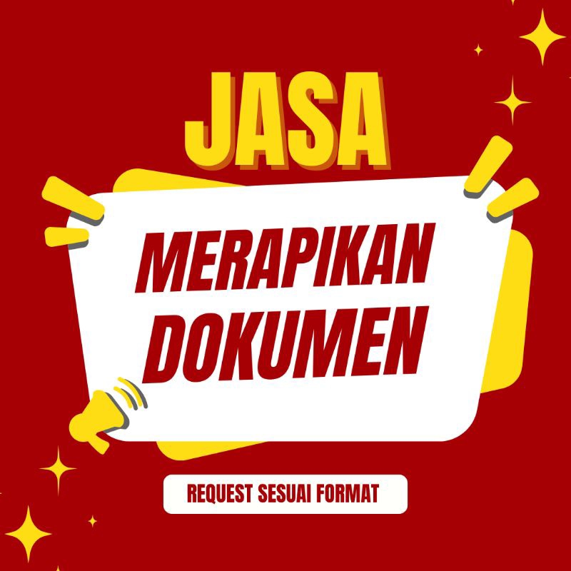 

JASA MERAPIKAN/EDIT DOKUMEN