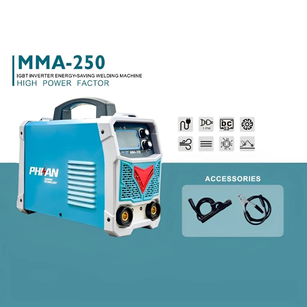 Mesin Las Listrik Inverter MMA -250 Mesin Las Hemat Energi Portable Welding Machine 220V Trafo