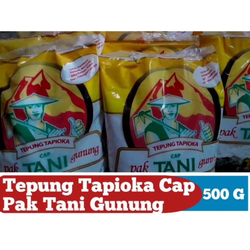 

Tepung Tapioka Cap Pak Tani Gunung 500 g