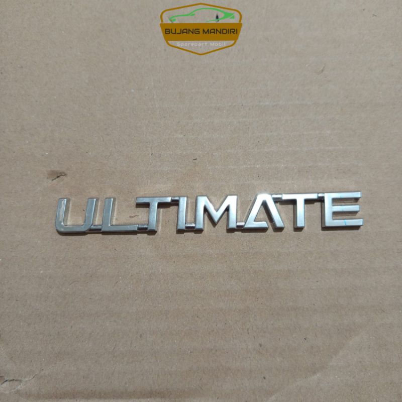 Emblem Logo Tulisan Ultimate Original