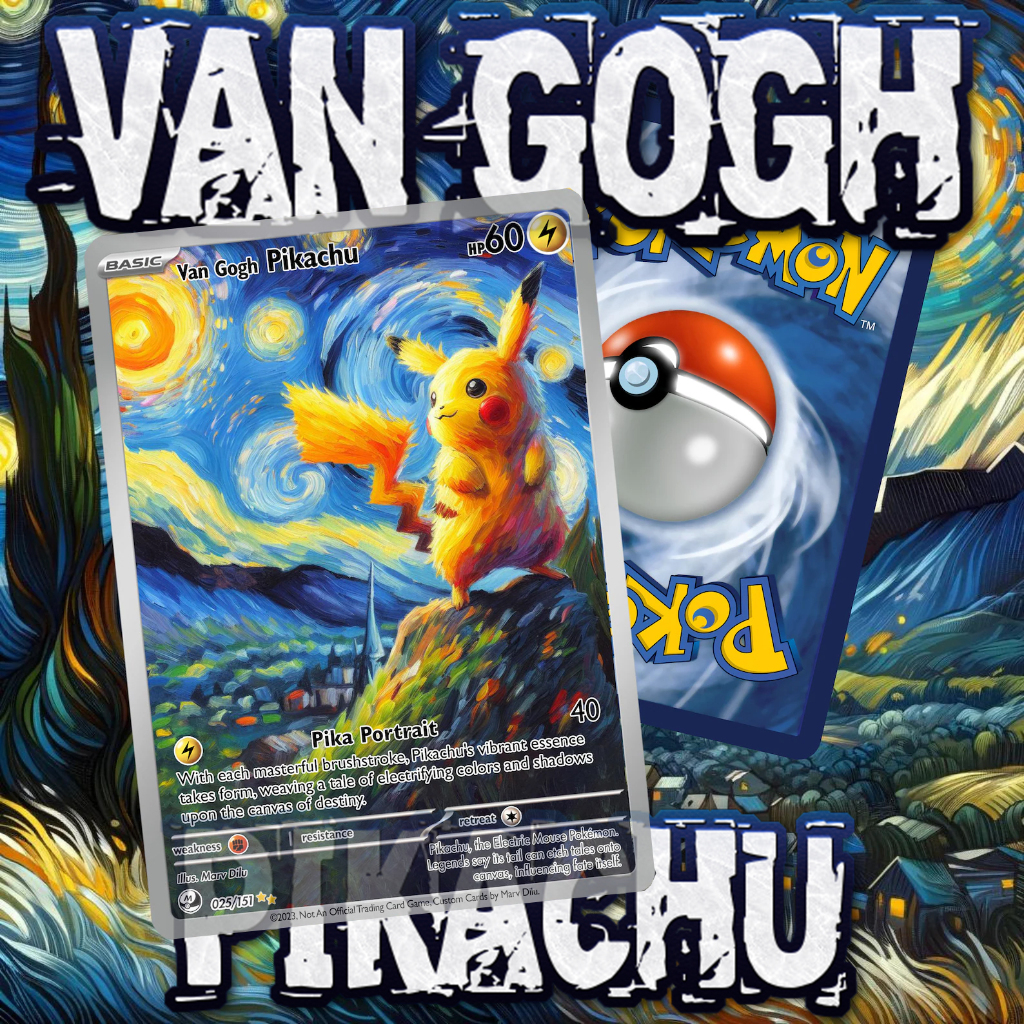 KARTU POKEMON TCG HOLOGRAM SPECIAL STARRY NIGHT - PIKACHU
