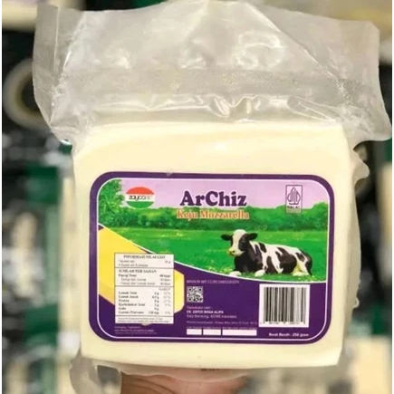

ARCHIZ KEJU MOZARELA 250GR, KEJUNYA GURIH DAN NGARET