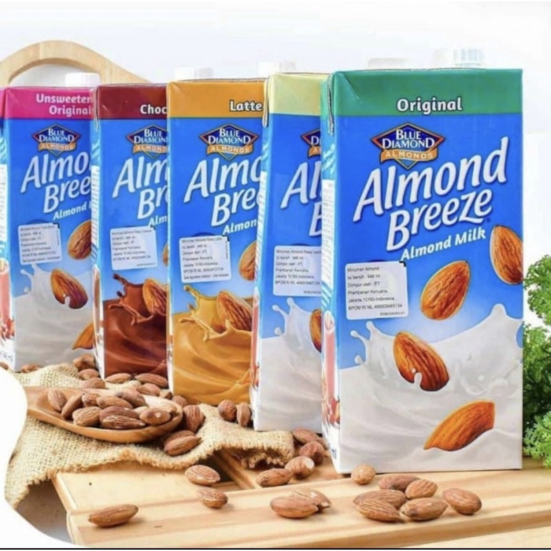

BLUE DIAMOND ALMOND BREEZE Almond Milk 946ml susu almond non dairy