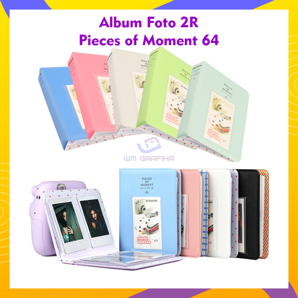 Album Foto Mini Pieces of Moment Ukuran 2R 64 Slot Photo