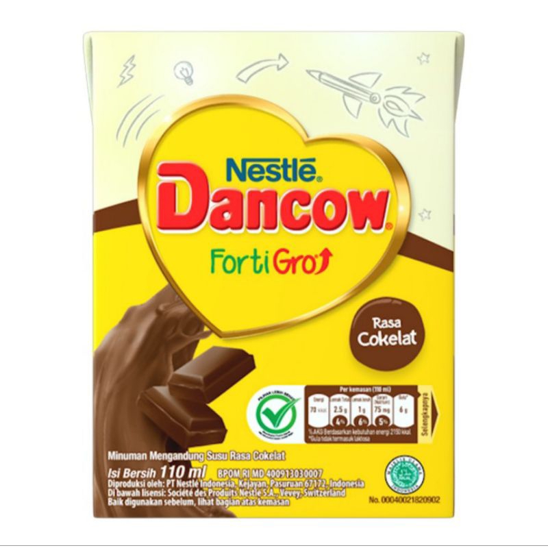 

Nestle Dancow FortiGro Susu UHT Cokelat 110 ml