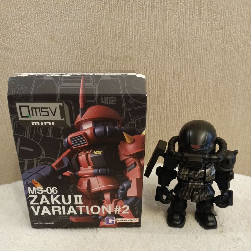 Qmsv mini ms-06 Zaku II variation 2 action figure