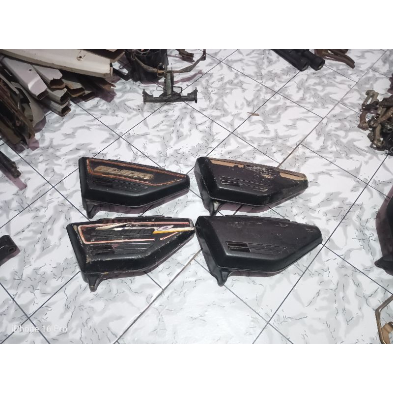 Cover Tepong Tutup Aki Honda GL100 GL 100 Sisi Kiri Original Copotan
