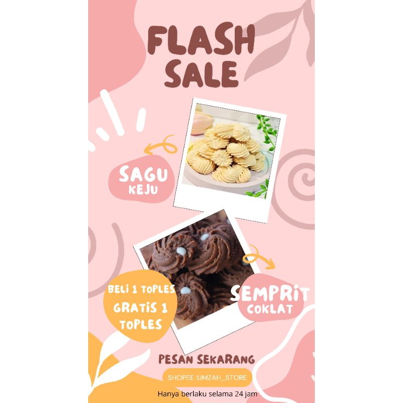 

Paket Flash sale beli 1 gratis 1