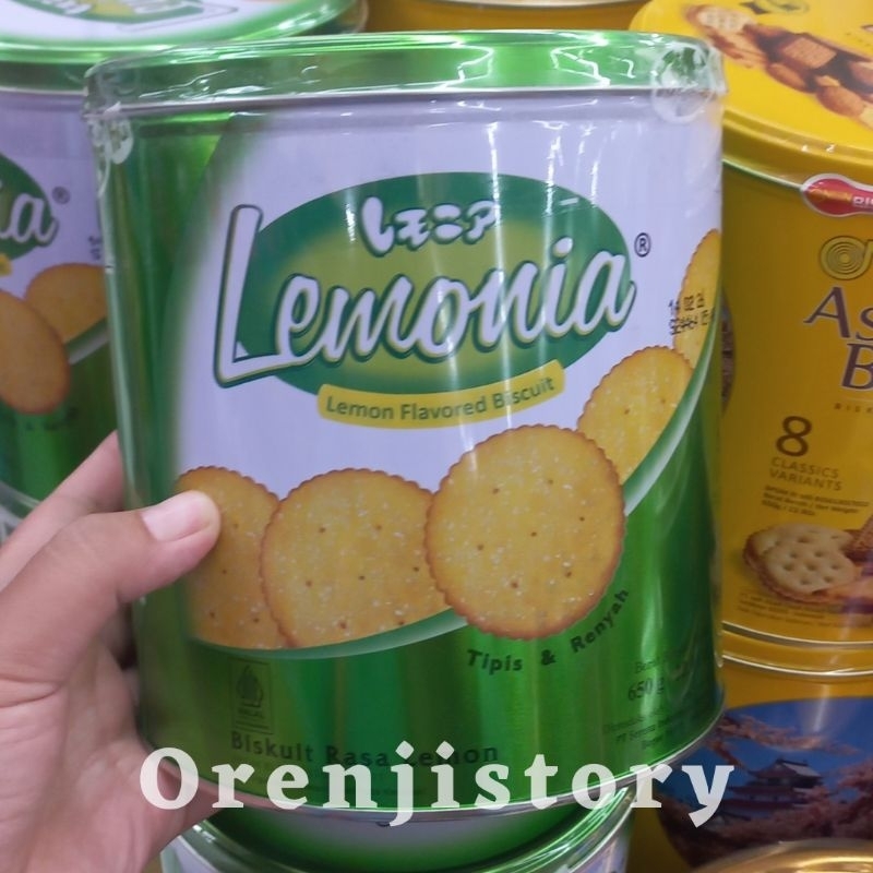 

Lemonia kaleng 650 gr Nissin jajan lebaran kue lebaran