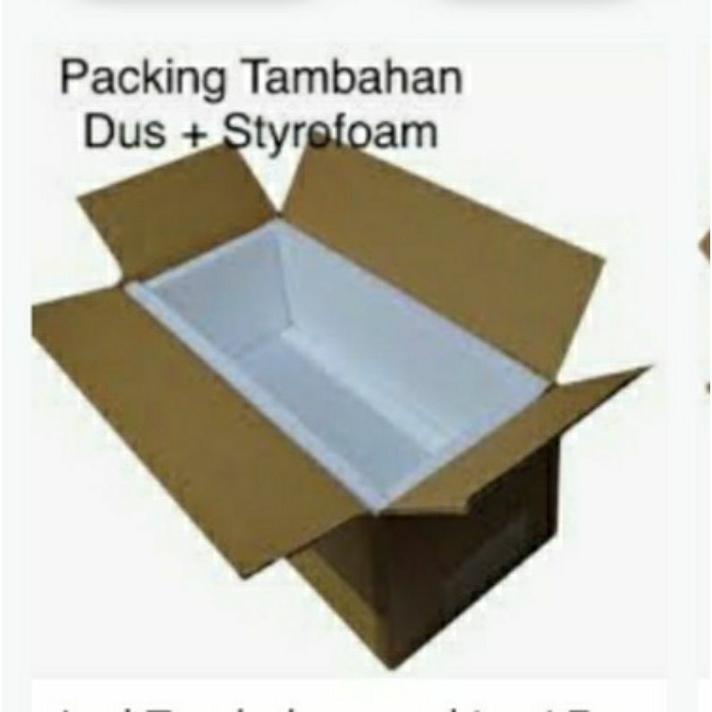 

Packing tambahan extra styrofoam