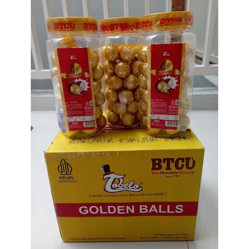 

Tobelo Golden Balls Coklat Bola Cokelat isi 6 Toples ( 1 Dus )