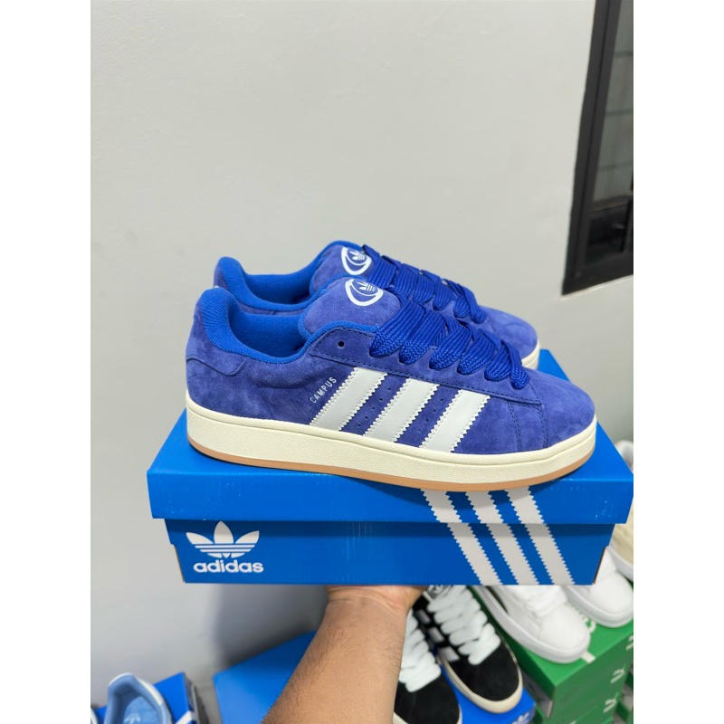 SEPATU ADIDAS CAMPUS BIRU WHITE 100 % BNIB