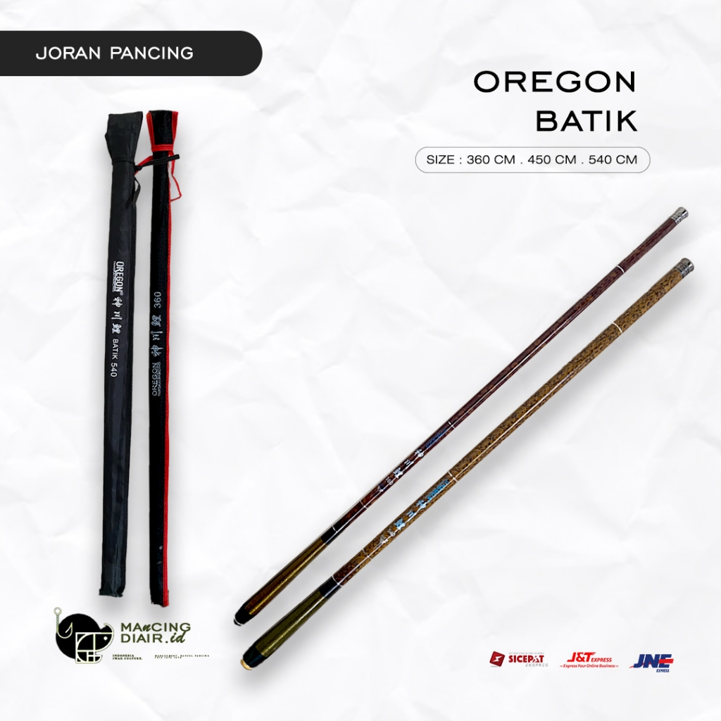 Joran Tegek (Carbon) Oregon Batik || 360.450.540