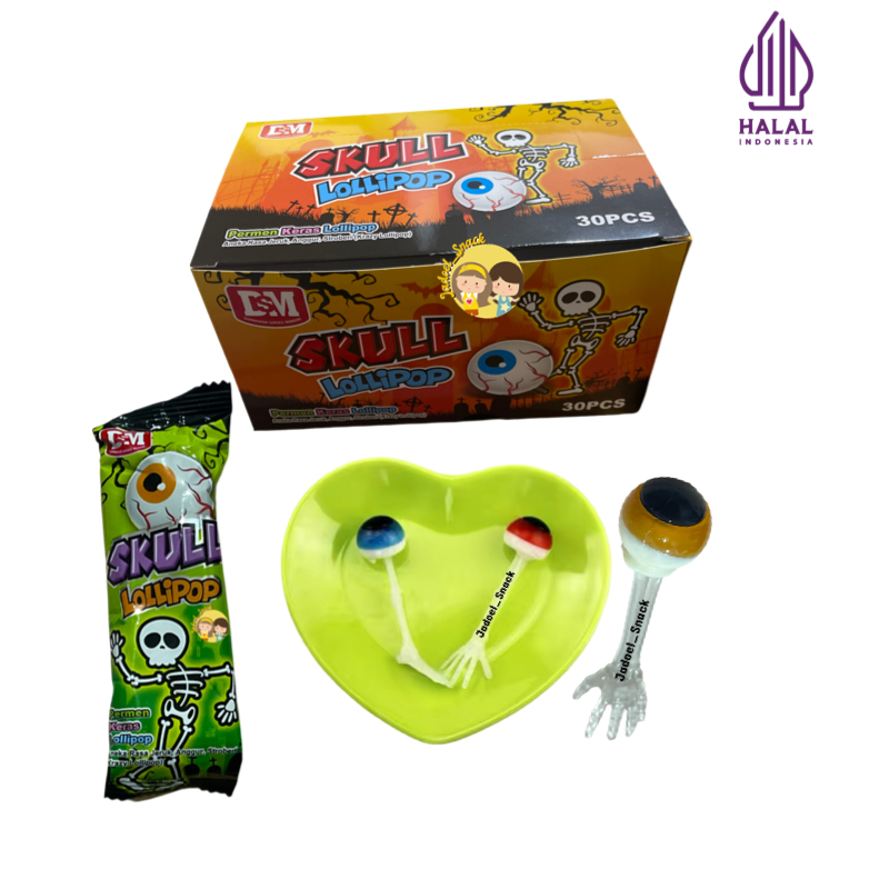 

GROSIR - Permen Mata Skull 30 X 10 Gr Rasa Buah by Jadoel_Snack