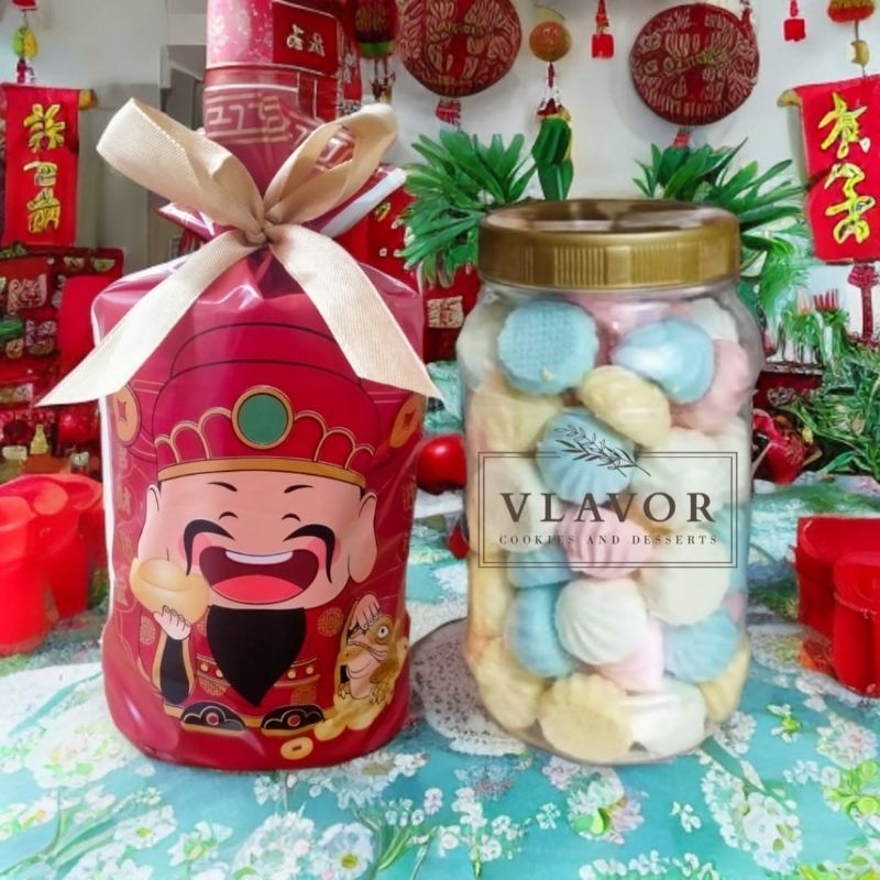 

HAMPERS IMLEK Meringue Cookies / Schuimpjes (toples 600ml)