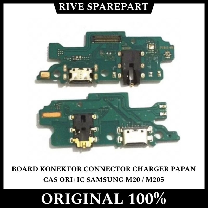 FLEXIBLE BOARD KONEKTOR CONNECTOR CHARGER PAPAN CAS ORI+IC SAMSUNG M20 / M205