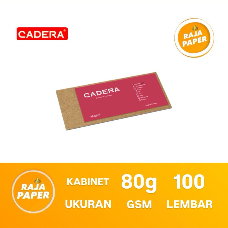 

Amplop Coklat SEAL ( Lem Perekat ) Ukuran Kabinet 100 Lembar 80 Gsm Gr Gram By CADERA ( 11 Cm x 24 Cm ) / ( 110 Mm x 240 Mm ) 100 Lbr 100 Pcs Amplop Cadera Amplop Coklat Cadera Amplop Coklat
