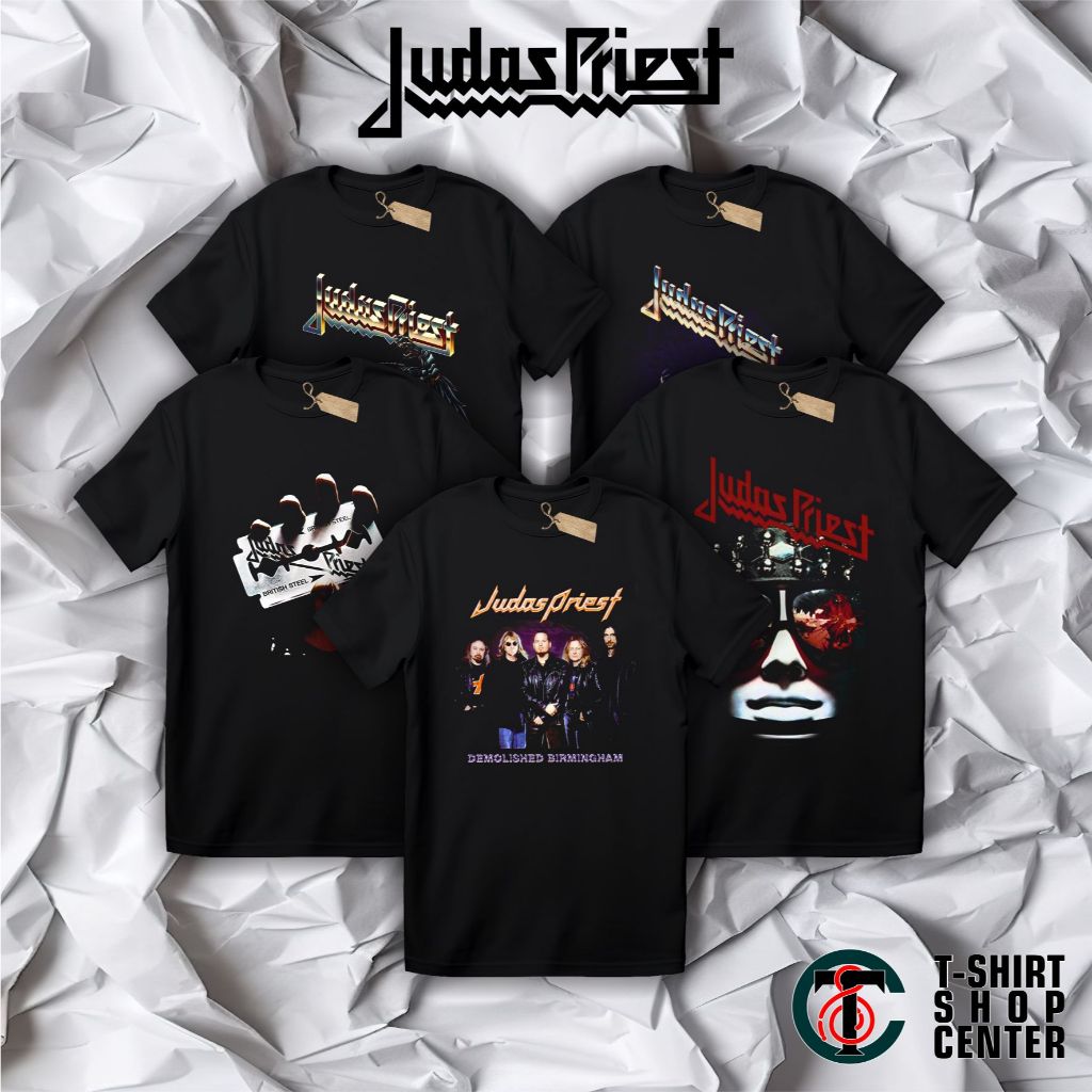 Kaos Musik - Kaos JUDAS PRIEST- T-Shirt Music Metal - JUDAS PRIEST Kaos Musik - Kaos Custom - Combed