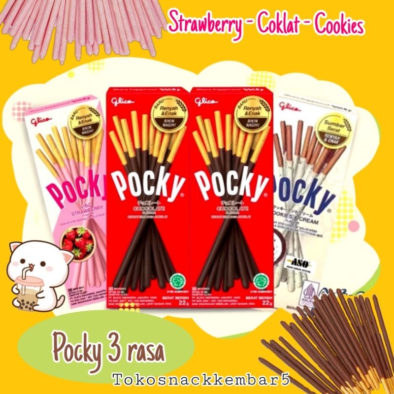 

Glico Pocky Mini pack 22gram / scahet 12gr 1pcs