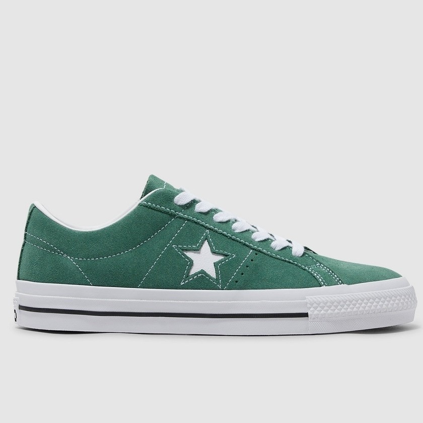Converse One Star Pro OX Suede Admiral Elm Green A07618C