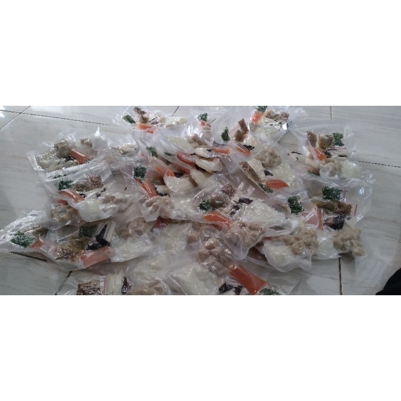 

Paket ekonomis Tekwan ikan tenggiri 30pack /paket Usaha Ibu Rumah tangga