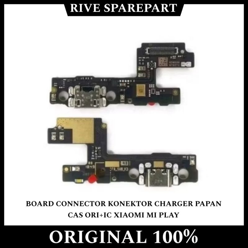 FLEXIBLE BOARD CONNECTOR KONEKTOR CHARGER PAPAN CAS ORI+IC XIAOMI MI PLAY