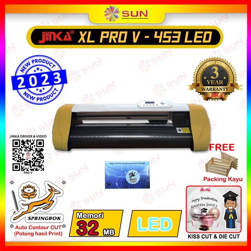 

Mesin Cutting Sticker Jinka Auto Contour Cut Terbaru - XL Pro V 453 LED ( Auto Contour Cut )