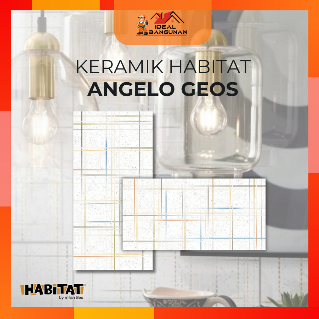 [READY] KER. HABITAT 25X50 ANGELO GEOS | KERAMIK DINDING | KERAMIK