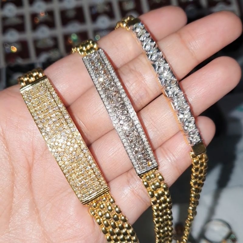 "JOHARA BERLIAN" gelang plag wanita berlian banjar & eropa bahan perak